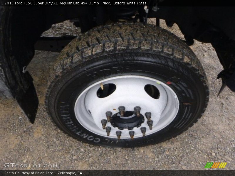 Oxford White / Steel 2015 Ford F550 Super Duty XL Regular Cab 4x4 Dump Truck