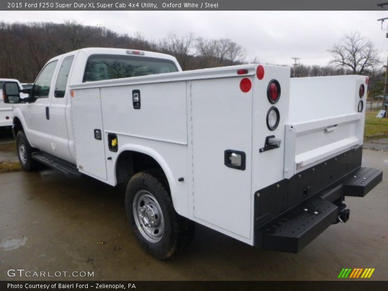 Oxford White / Steel 2015 Ford F250 Super Duty XL Super Cab 4x4 Utility