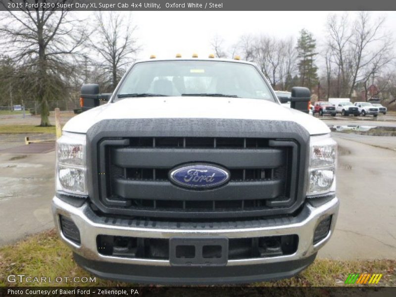 Oxford White / Steel 2015 Ford F250 Super Duty XL Super Cab 4x4 Utility