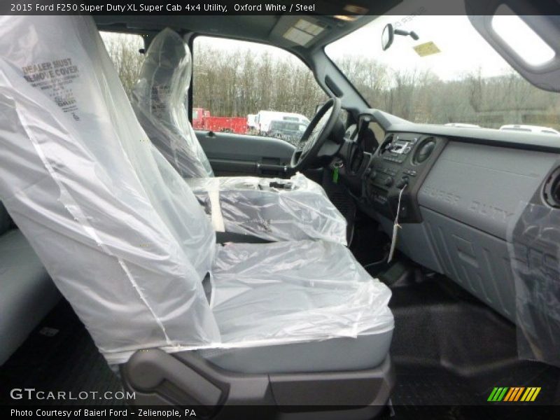 Oxford White / Steel 2015 Ford F250 Super Duty XL Super Cab 4x4 Utility