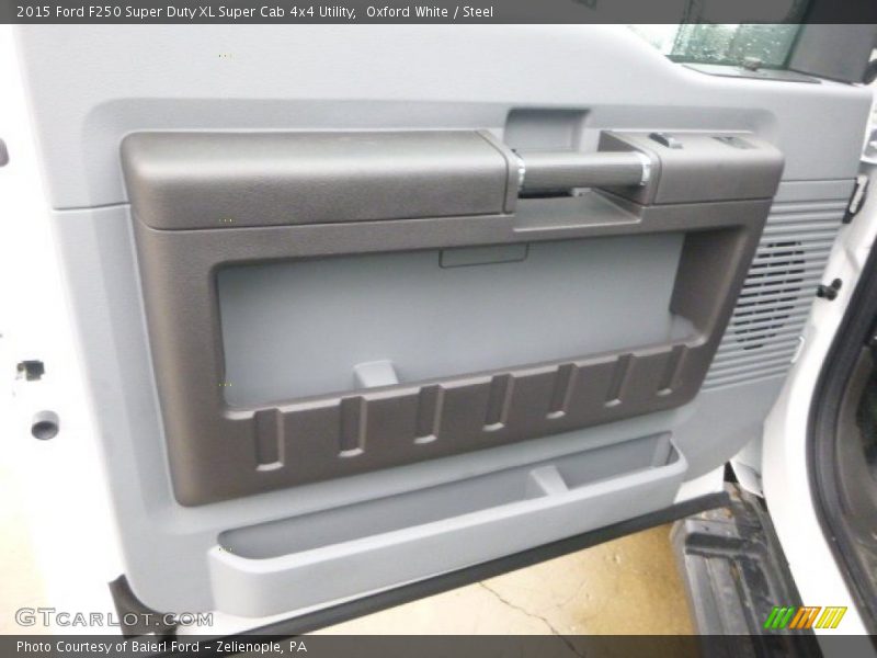 Oxford White / Steel 2015 Ford F250 Super Duty XL Super Cab 4x4 Utility