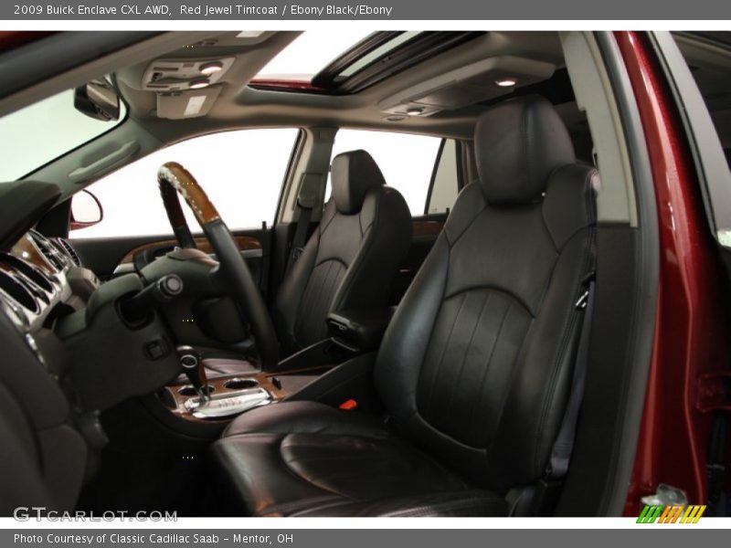 Red Jewel Tintcoat / Ebony Black/Ebony 2009 Buick Enclave CXL AWD