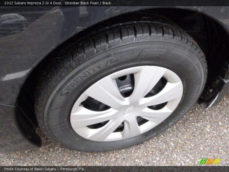 Obsidian Black Pearl / Black 2012 Subaru Impreza 2.0i 4 Door