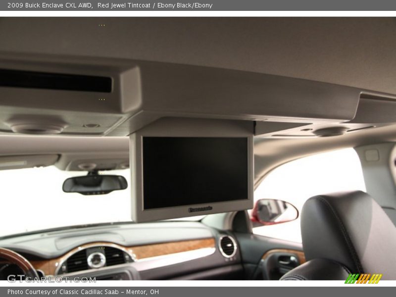 Red Jewel Tintcoat / Ebony Black/Ebony 2009 Buick Enclave CXL AWD