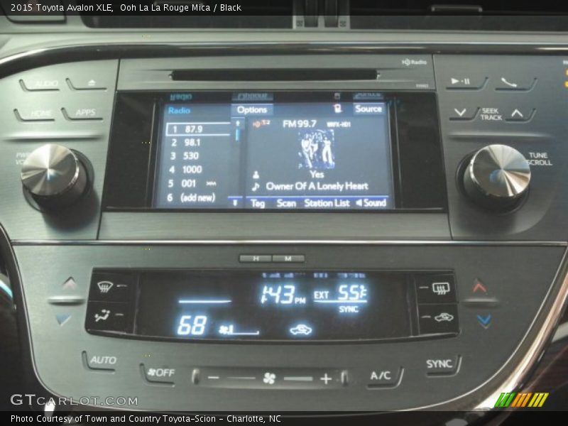 Ooh La La Rouge Mica / Black 2015 Toyota Avalon XLE