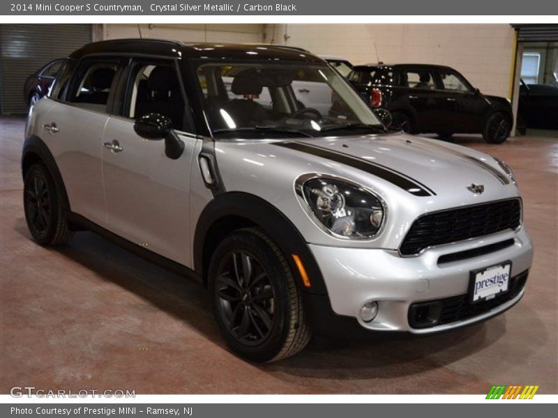 Crystal Silver Metallic / Carbon Black 2014 Mini Cooper S Countryman
