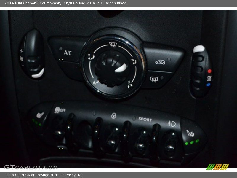 Crystal Silver Metallic / Carbon Black 2014 Mini Cooper S Countryman