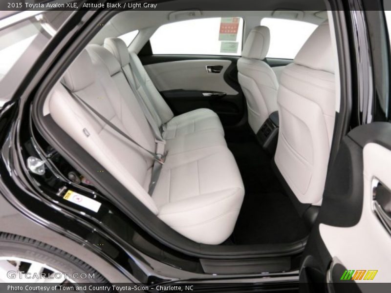 Rear Seat of 2015 Avalon XLE