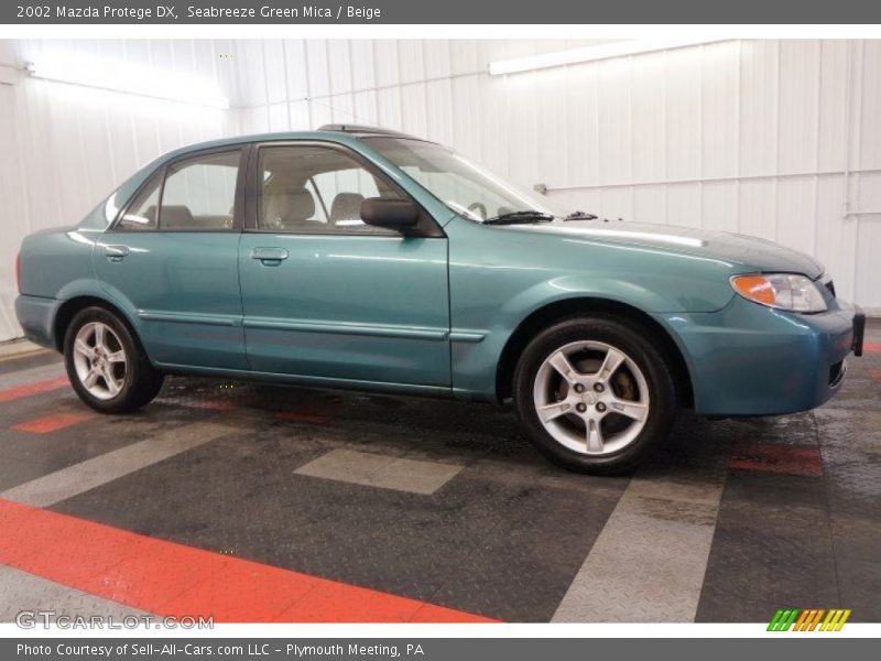 Seabreeze Green Mica / Beige 2002 Mazda Protege DX