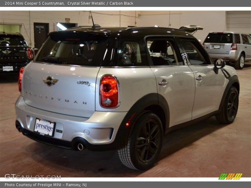Crystal Silver Metallic / Carbon Black 2014 Mini Cooper S Countryman