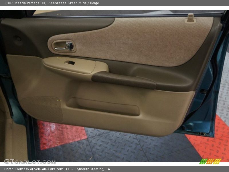 Seabreeze Green Mica / Beige 2002 Mazda Protege DX