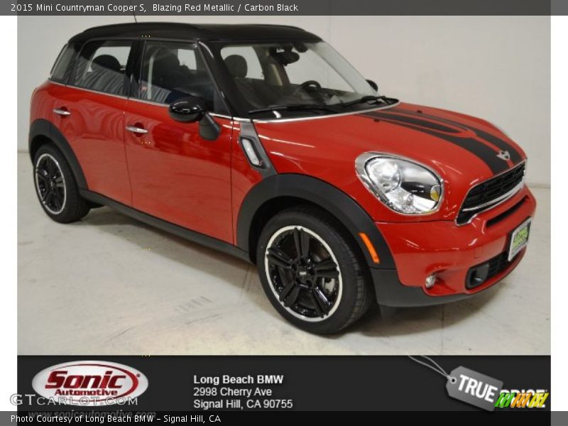 Blazing Red Metallic / Carbon Black 2015 Mini Countryman Cooper S