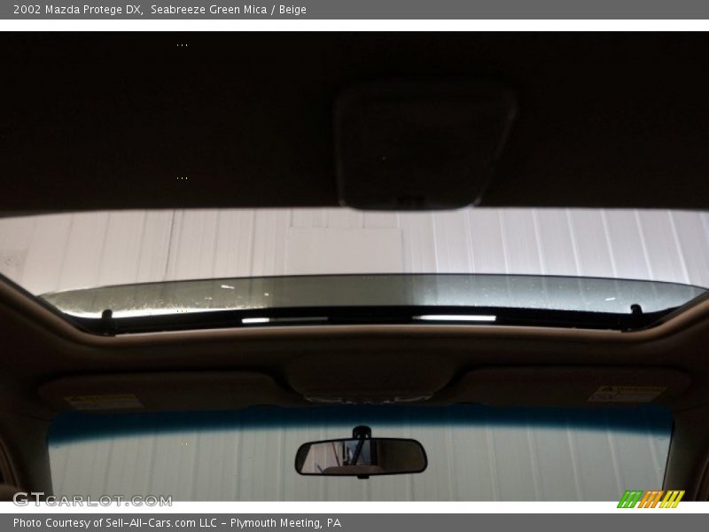 Seabreeze Green Mica / Beige 2002 Mazda Protege DX