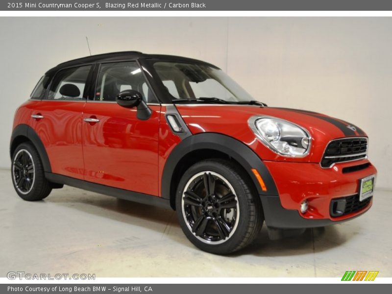 Blazing Red Metallic / Carbon Black 2015 Mini Countryman Cooper S