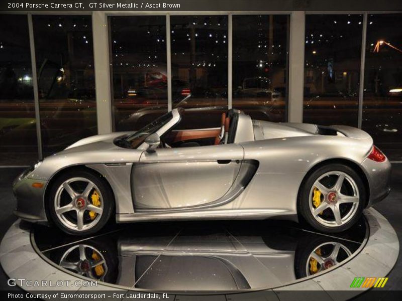 GT Silver Metallic / Ascot Brown 2004 Porsche Carrera GT