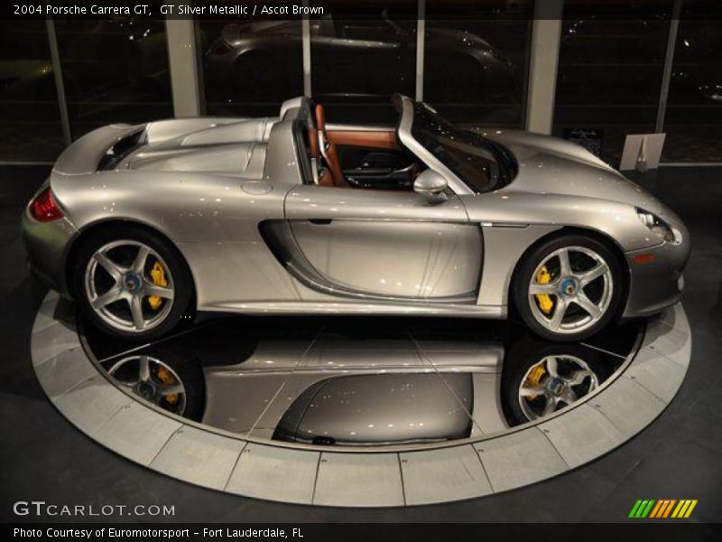 GT Silver Metallic / Ascot Brown 2004 Porsche Carrera GT