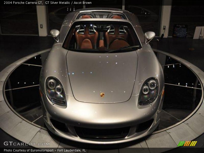 GT Silver Metallic / Ascot Brown 2004 Porsche Carrera GT