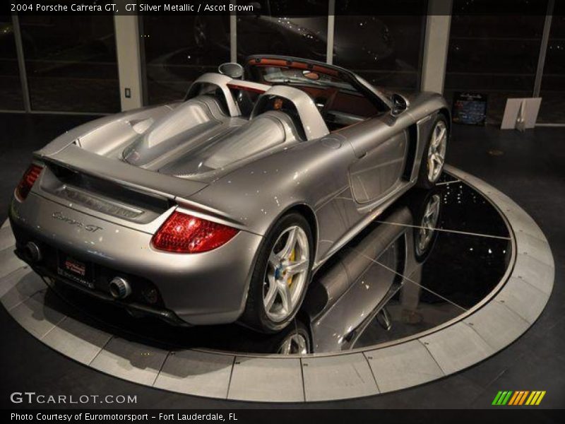 GT Silver Metallic / Ascot Brown 2004 Porsche Carrera GT