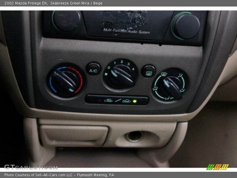 Seabreeze Green Mica / Beige 2002 Mazda Protege DX