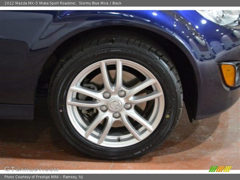 Stormy Blue Mica / Black 2012 Mazda MX-5 Miata Sport Roadster