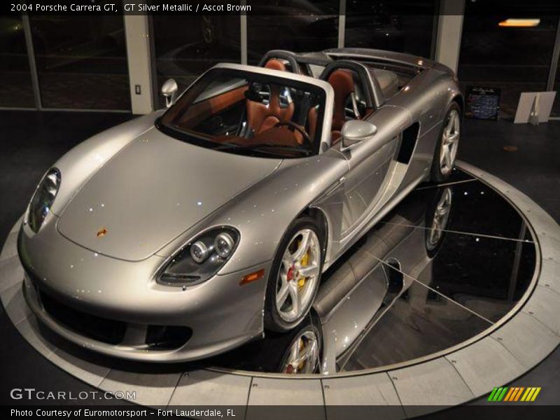 GT Silver Metallic / Ascot Brown 2004 Porsche Carrera GT