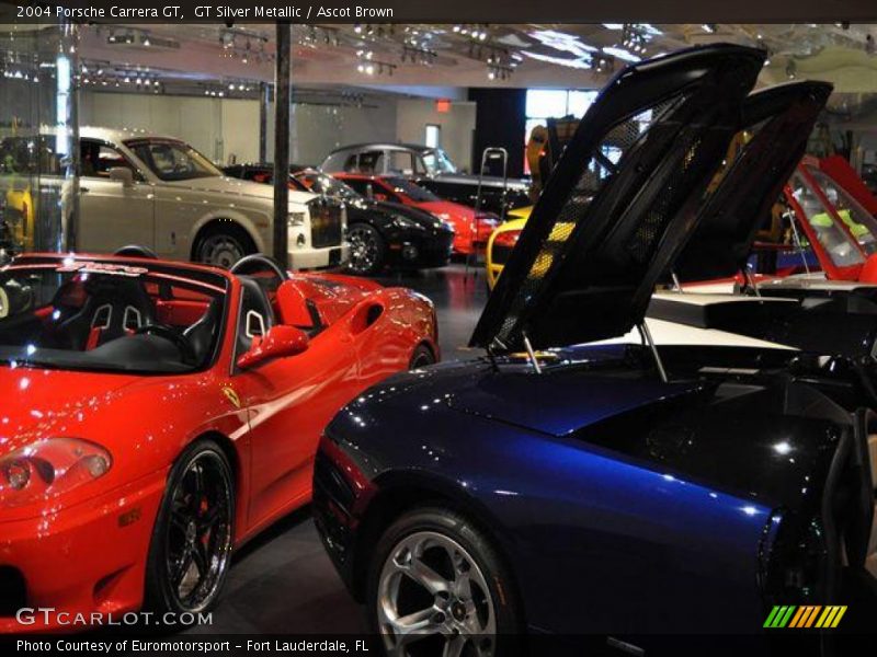 GT Silver Metallic / Ascot Brown 2004 Porsche Carrera GT