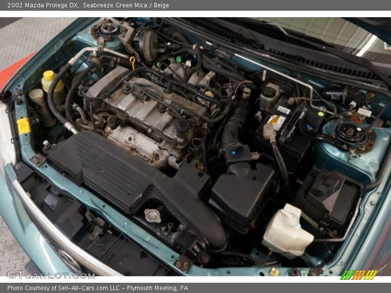 Seabreeze Green Mica / Beige 2002 Mazda Protege DX