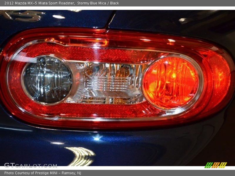 Stormy Blue Mica / Black 2012 Mazda MX-5 Miata Sport Roadster