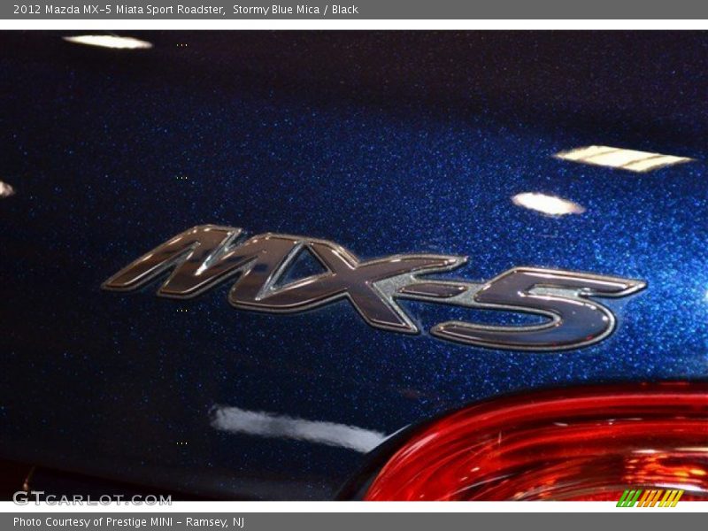 Stormy Blue Mica / Black 2012 Mazda MX-5 Miata Sport Roadster