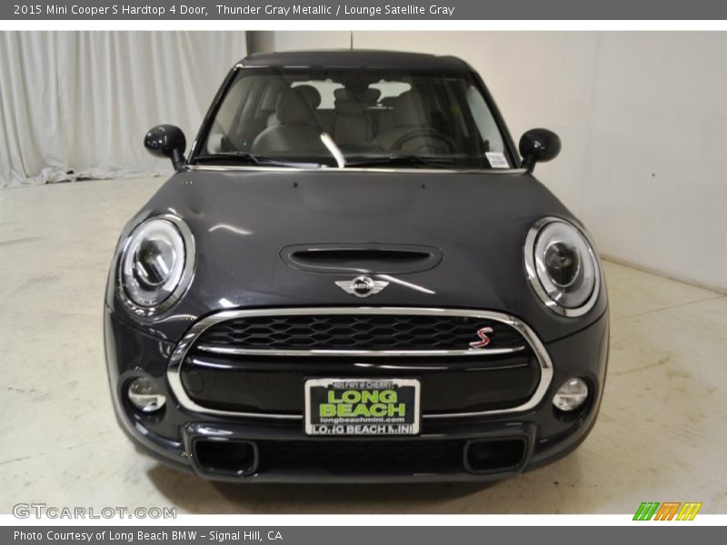 Thunder Gray Metallic / Lounge Satellite Gray 2015 Mini Cooper S Hardtop 4 Door