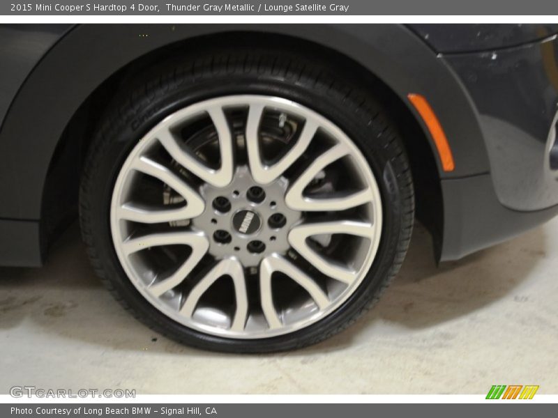 Thunder Gray Metallic / Lounge Satellite Gray 2015 Mini Cooper S Hardtop 4 Door