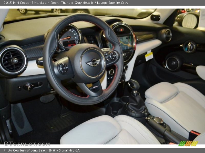  2015 Cooper S Hardtop 4 Door Lounge Satellite Gray Interior