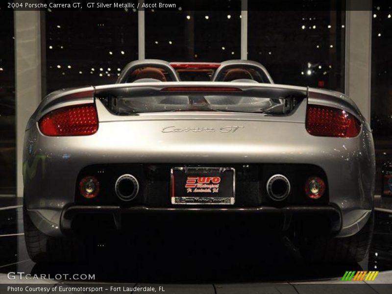 GT Silver Metallic / Ascot Brown 2004 Porsche Carrera GT