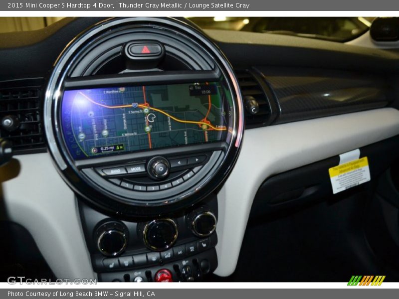 Thunder Gray Metallic / Lounge Satellite Gray 2015 Mini Cooper S Hardtop 4 Door