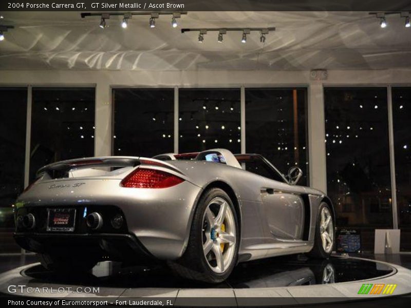 GT Silver Metallic / Ascot Brown 2004 Porsche Carrera GT