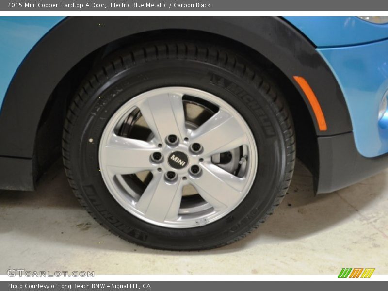 Electric Blue Metallic / Carbon Black 2015 Mini Cooper Hardtop 4 Door