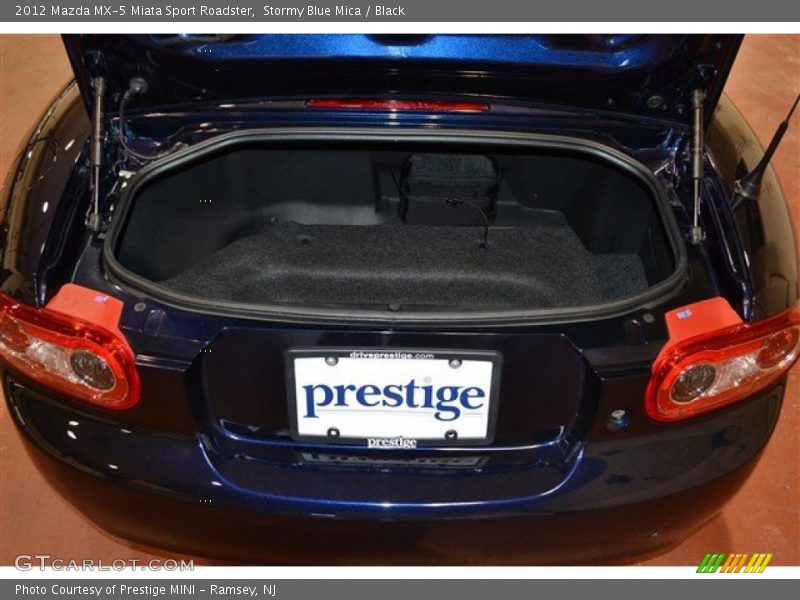 Stormy Blue Mica / Black 2012 Mazda MX-5 Miata Sport Roadster