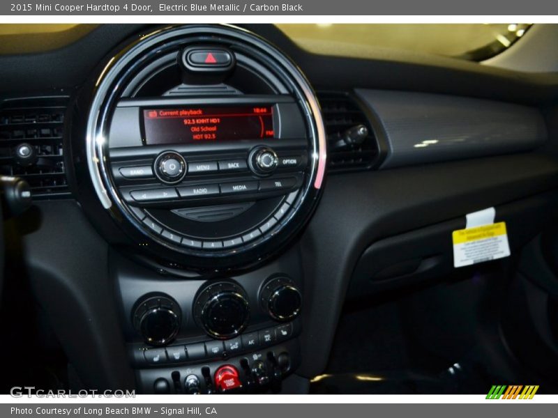 Electric Blue Metallic / Carbon Black 2015 Mini Cooper Hardtop 4 Door