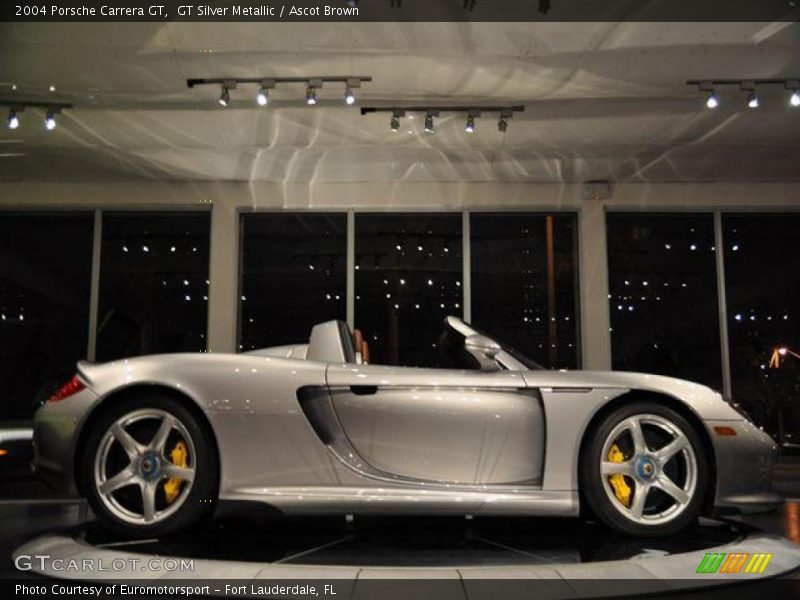 GT Silver Metallic / Ascot Brown 2004 Porsche Carrera GT