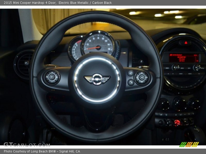 Electric Blue Metallic / Carbon Black 2015 Mini Cooper Hardtop 4 Door