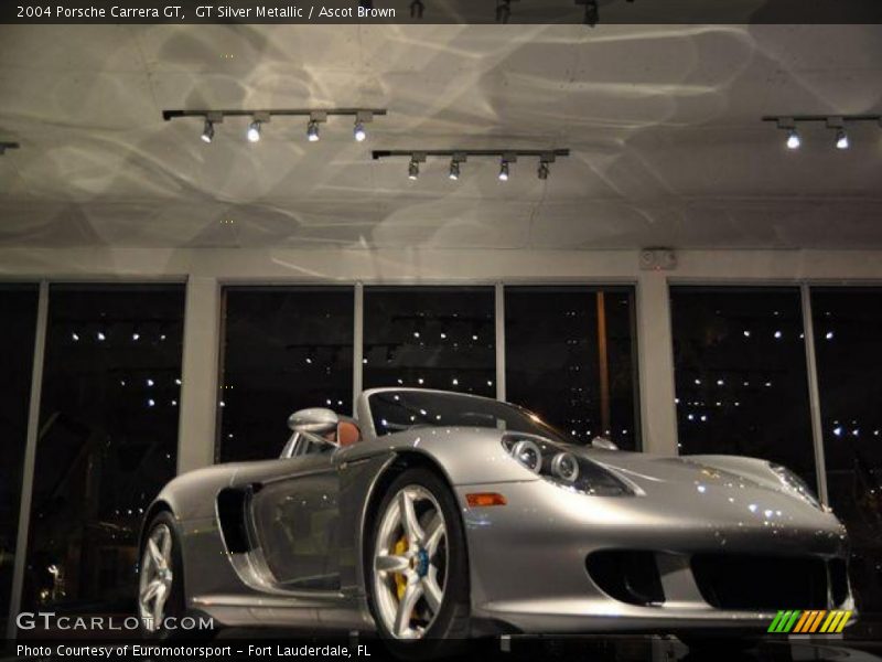 GT Silver Metallic / Ascot Brown 2004 Porsche Carrera GT