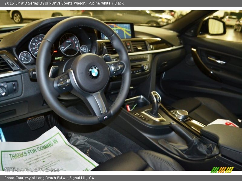 Alpine White / Black 2015 BMW 3 Series 328i xDrive Sports Wagon