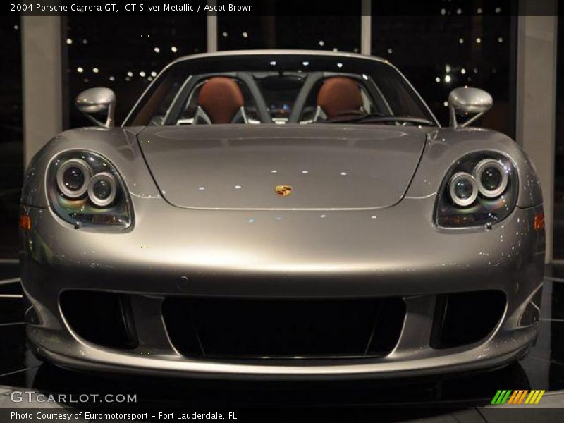 GT Silver Metallic / Ascot Brown 2004 Porsche Carrera GT