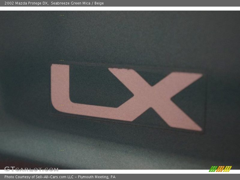Seabreeze Green Mica / Beige 2002 Mazda Protege DX