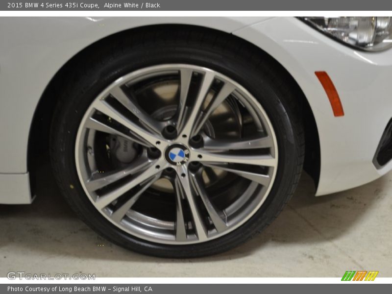 Alpine White / Black 2015 BMW 4 Series 435i Coupe
