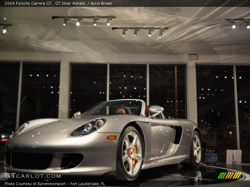 GT Silver Metallic / Ascot Brown 2004 Porsche Carrera GT