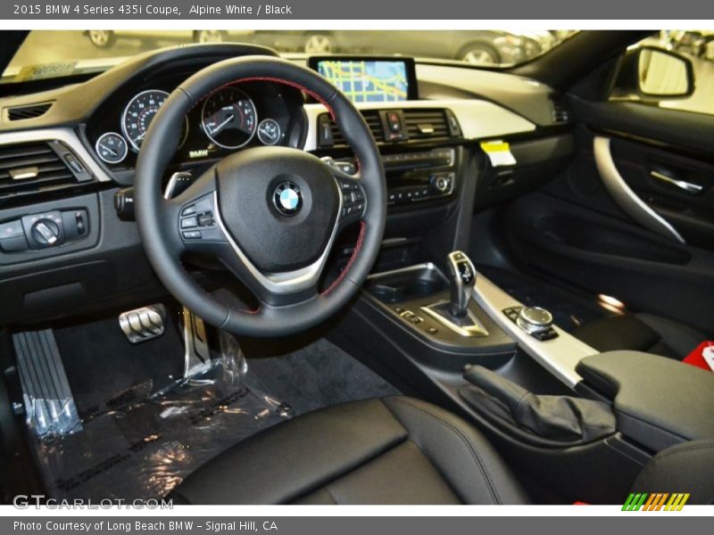 Alpine White / Black 2015 BMW 4 Series 435i Coupe