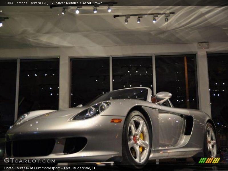 GT Silver Metallic / Ascot Brown 2004 Porsche Carrera GT