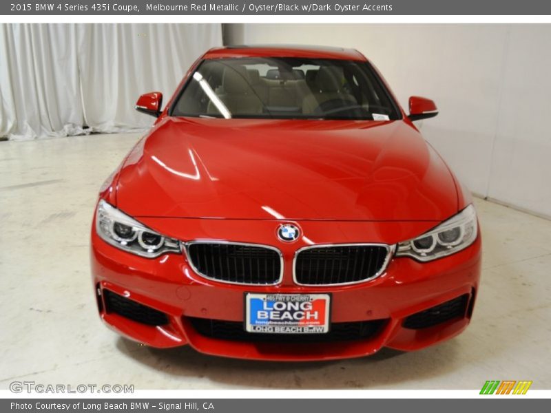 Melbourne Red Metallic / Oyster/Black w/Dark Oyster Accents 2015 BMW 4 Series 435i Coupe
