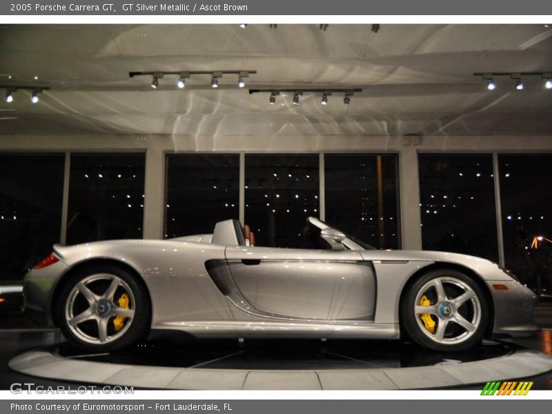 GT Silver Metallic / Ascot Brown 2005 Porsche Carrera GT